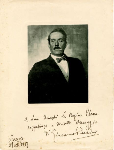 PUCCINI Giacomo [Lucques, 1858 - Bruxelles, 1924], compositeur italien.
Portrait&hellip;