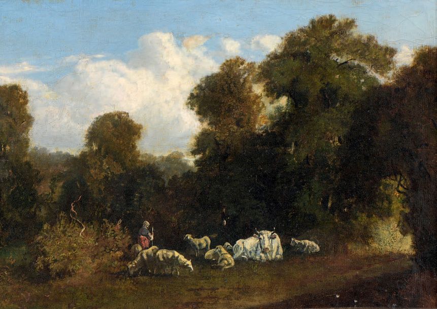 Attribué à Philippe Jacques LOUTHERBOURG (1740-1812) Paysage pastoral
Sur sa toi&hellip;