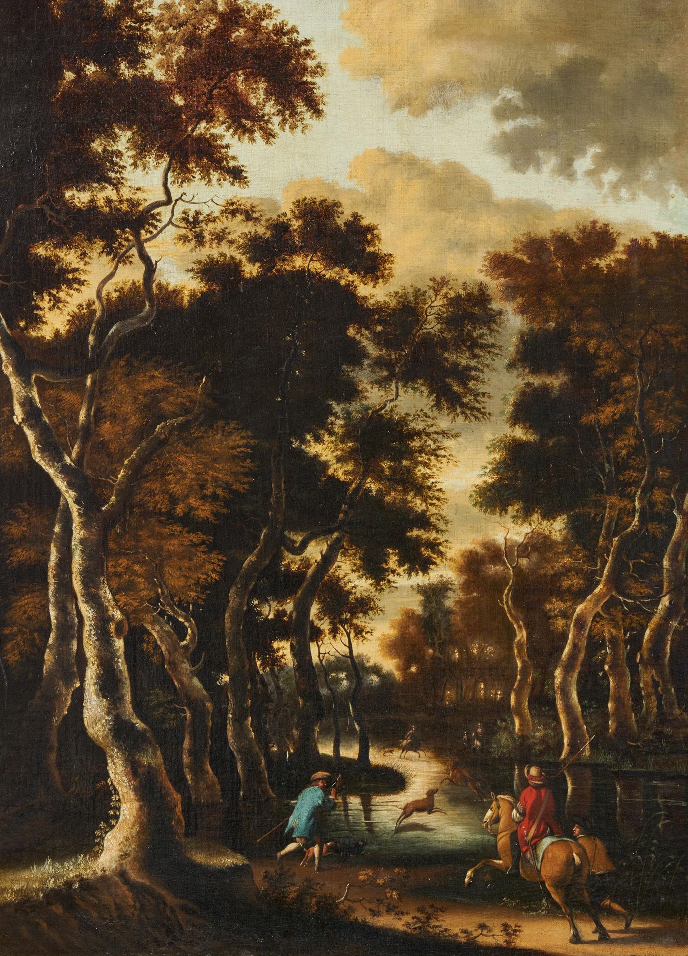 Jan Hackaert HACKAERT, JAN
Amsterdam 1629 - 1700

Circumcircle
Title :有猎人的森林景观。
&hellip;