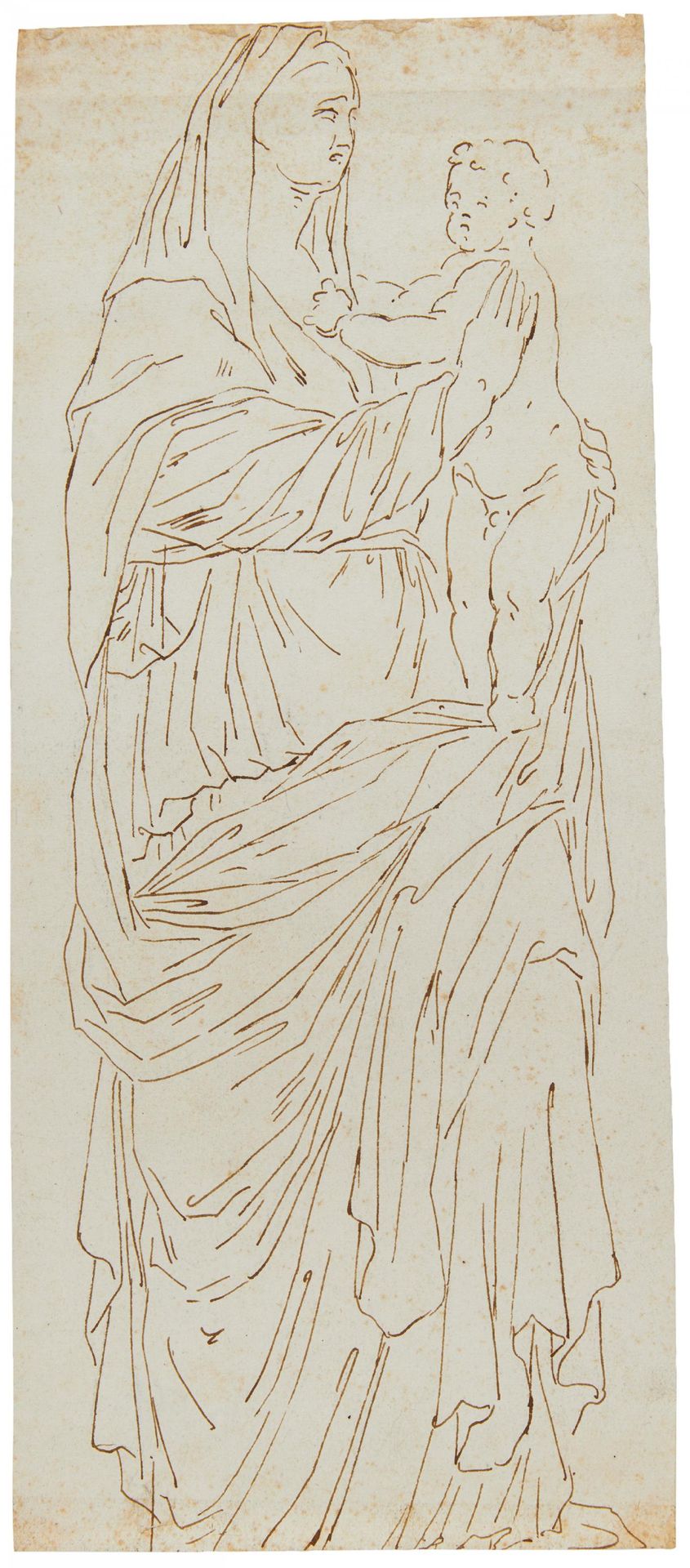 ITALIENISCHE SCHULE ESCUELA ITALIANA
Siglo XVII / XVIII.
Título: Virgen con el N&hellip;