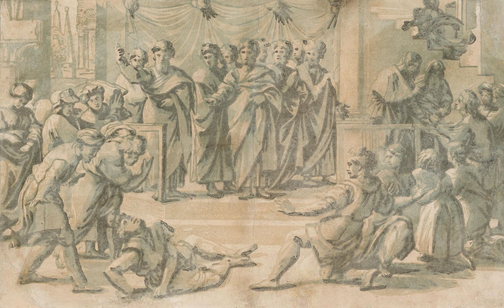 UGO DA CARPI CARPI, UGO DA
1480年卡普里-1532年博洛尼亚

题目： 《埃涅阿斯之死》。
在拉斐尔之后。
技术： 纸上木刻。
安&hellip;