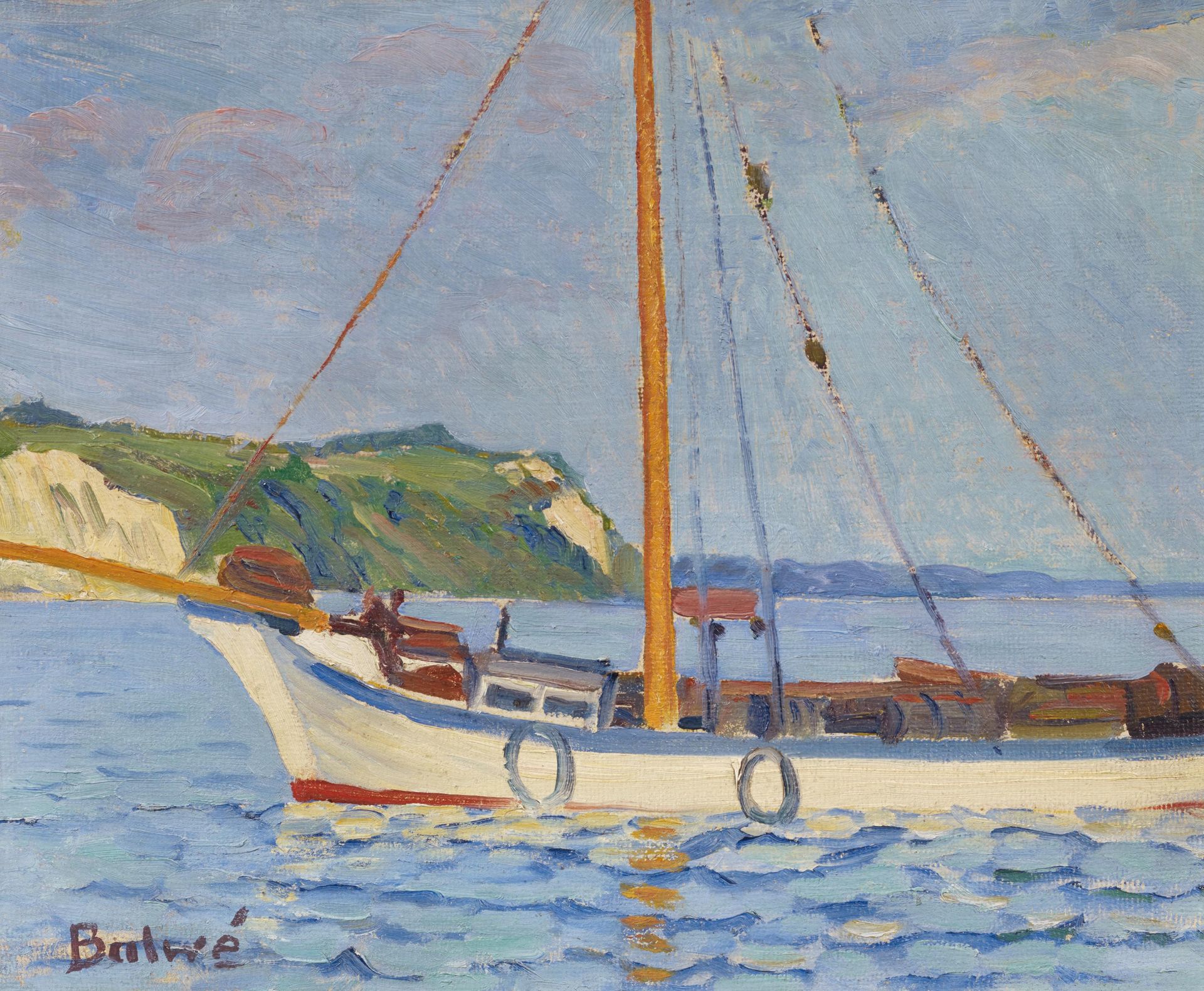 Arnold Balwé BALWÉ, ARNOLD
1898 Dresden - 1983 Prien

Title: Sailing boat. 
Tech&hellip;
