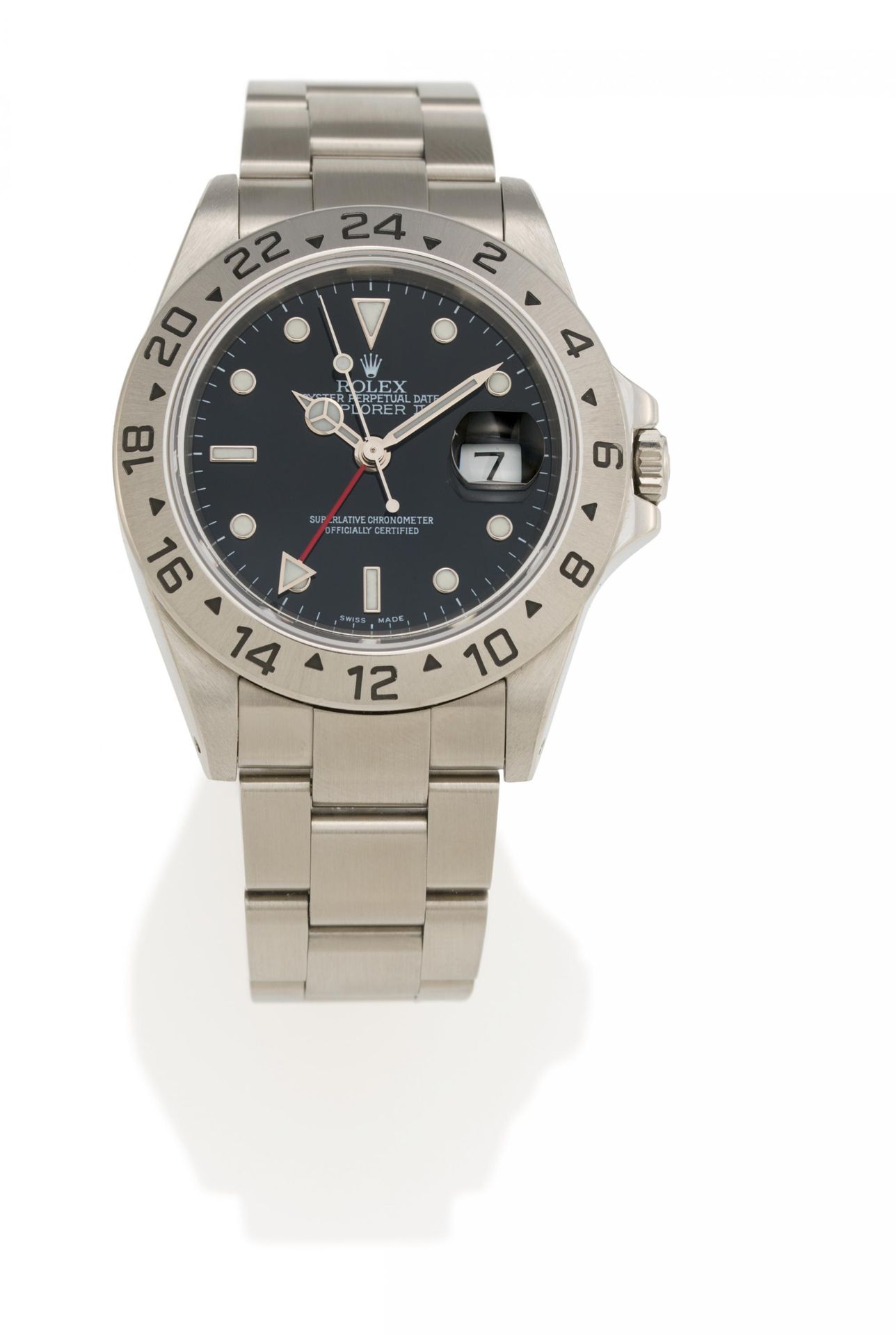 ROLEX 
劳力士


探索者II。手表。 





原产地。 
瑞士，日内瓦。 



日期。 
2001. 



发条。 
自动，cal.3135。 &hellip;