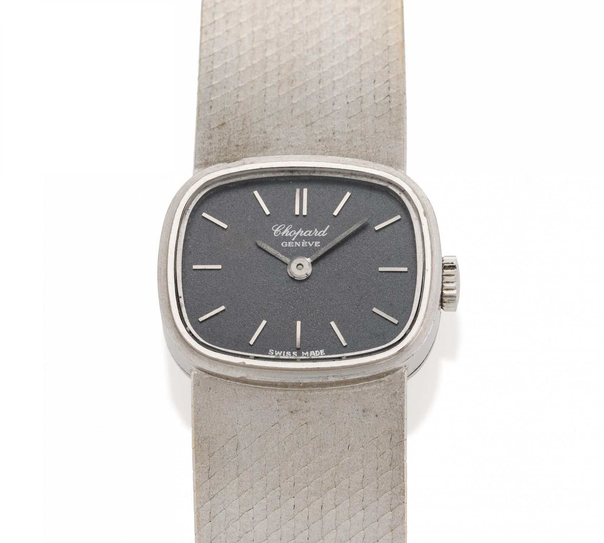 CHOPARD CHOPARD
手錶。

原产地。 瑞士，日内瓦。
日期： 约1960/1970年。
发条。手 动上链。
表壳/表带： 750/-白金，折叠式表&hellip;