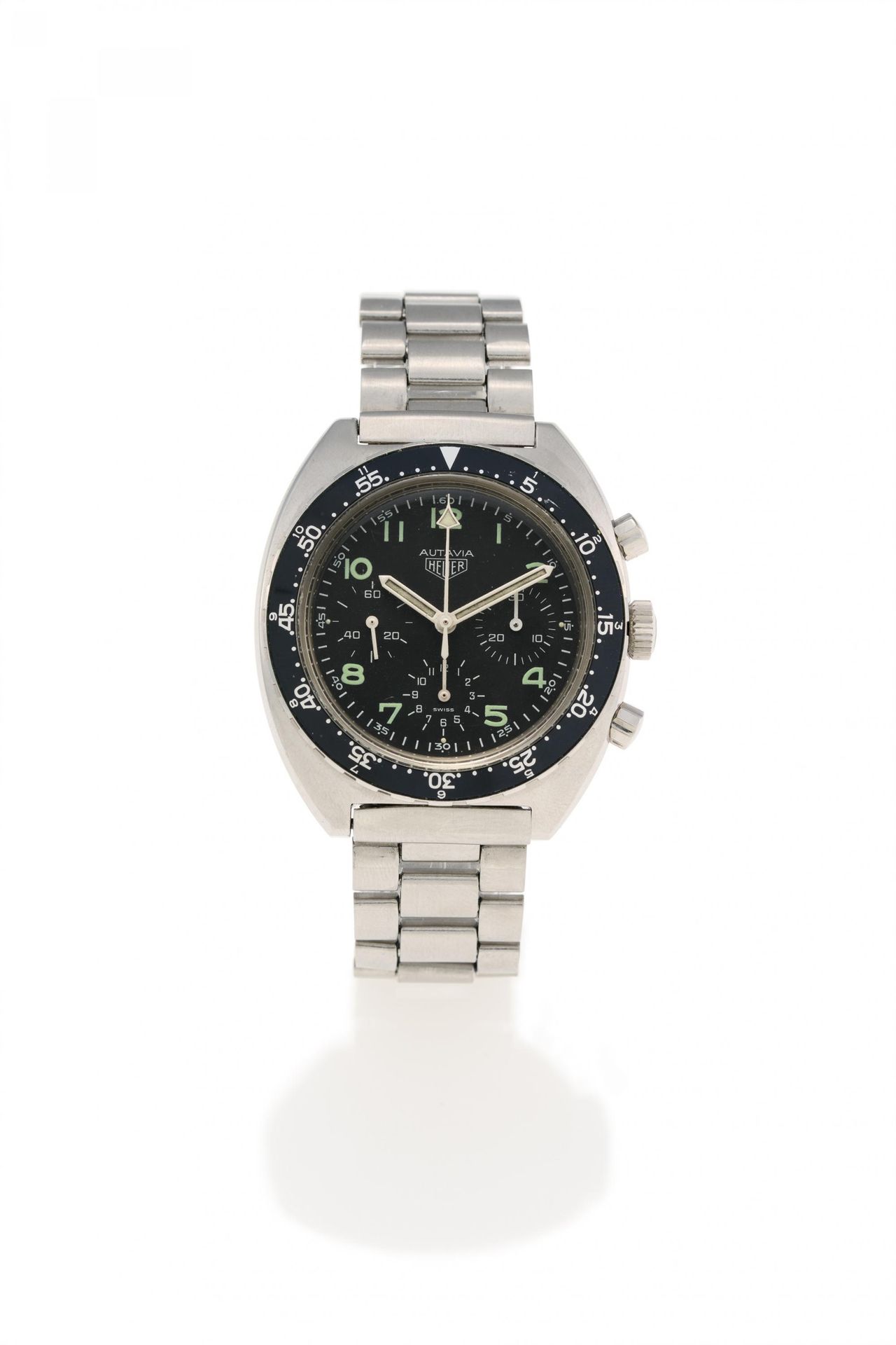 HEUER HEUER
Autavia. Wristwatch. 

Origin: Switzerland, La Chaux-de-Fonds. 
Date&hellip;
