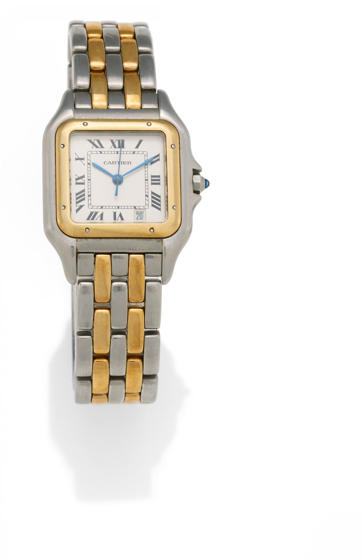 CARTIER CARTIER
Panthere。手表。

原产地。 法国，巴黎。
日期。 约。1990.
发条。石 英。
表壳/表带： 750/-黄金，精钢，&hellip;
