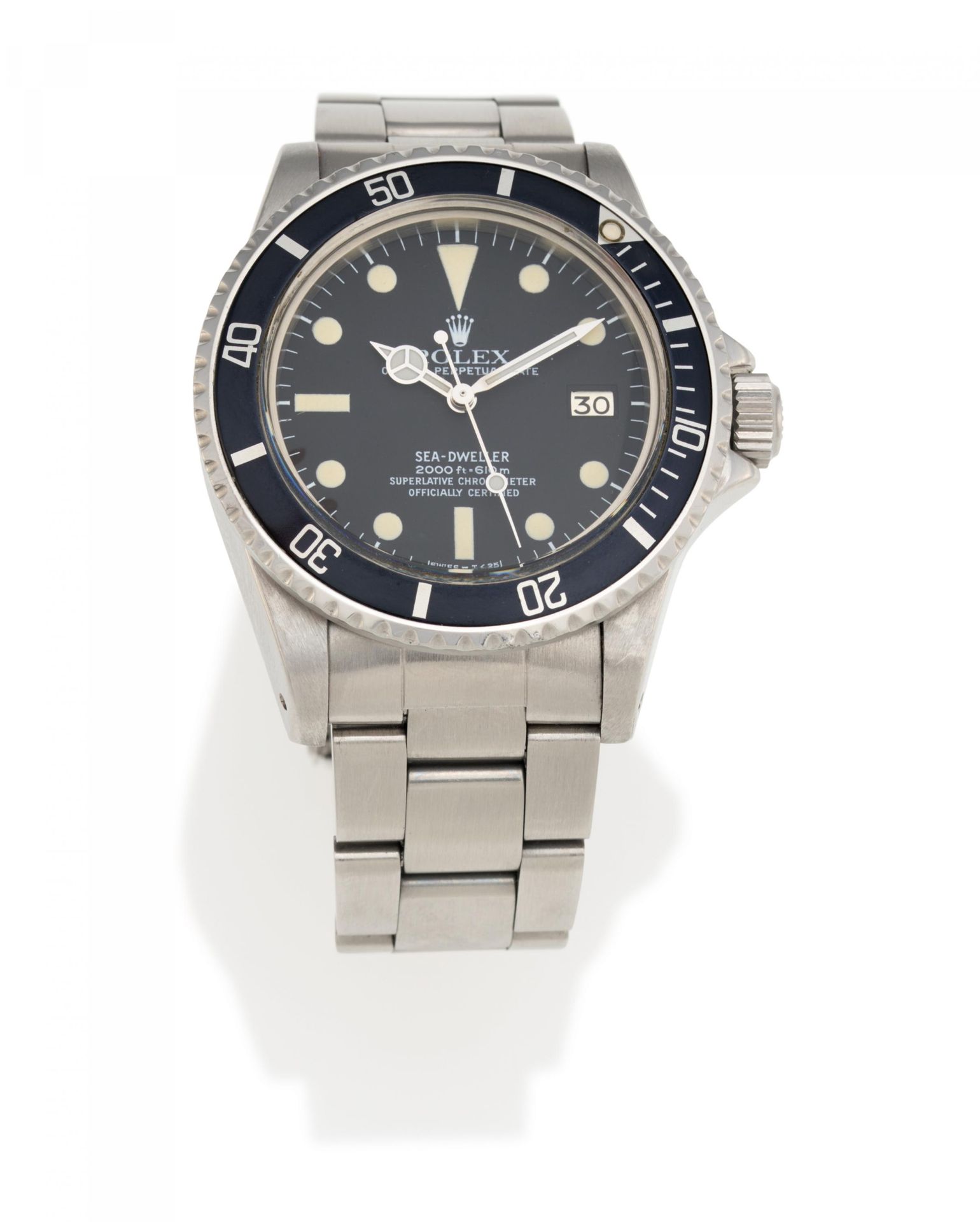 ROLEX ROLEX
Sea-Dweller。手表。

原产地。 瑞士，日内瓦。
日期： 1978年。
发条。自 动，cal.1570。
外壳/腕带。 精钢，&hellip;