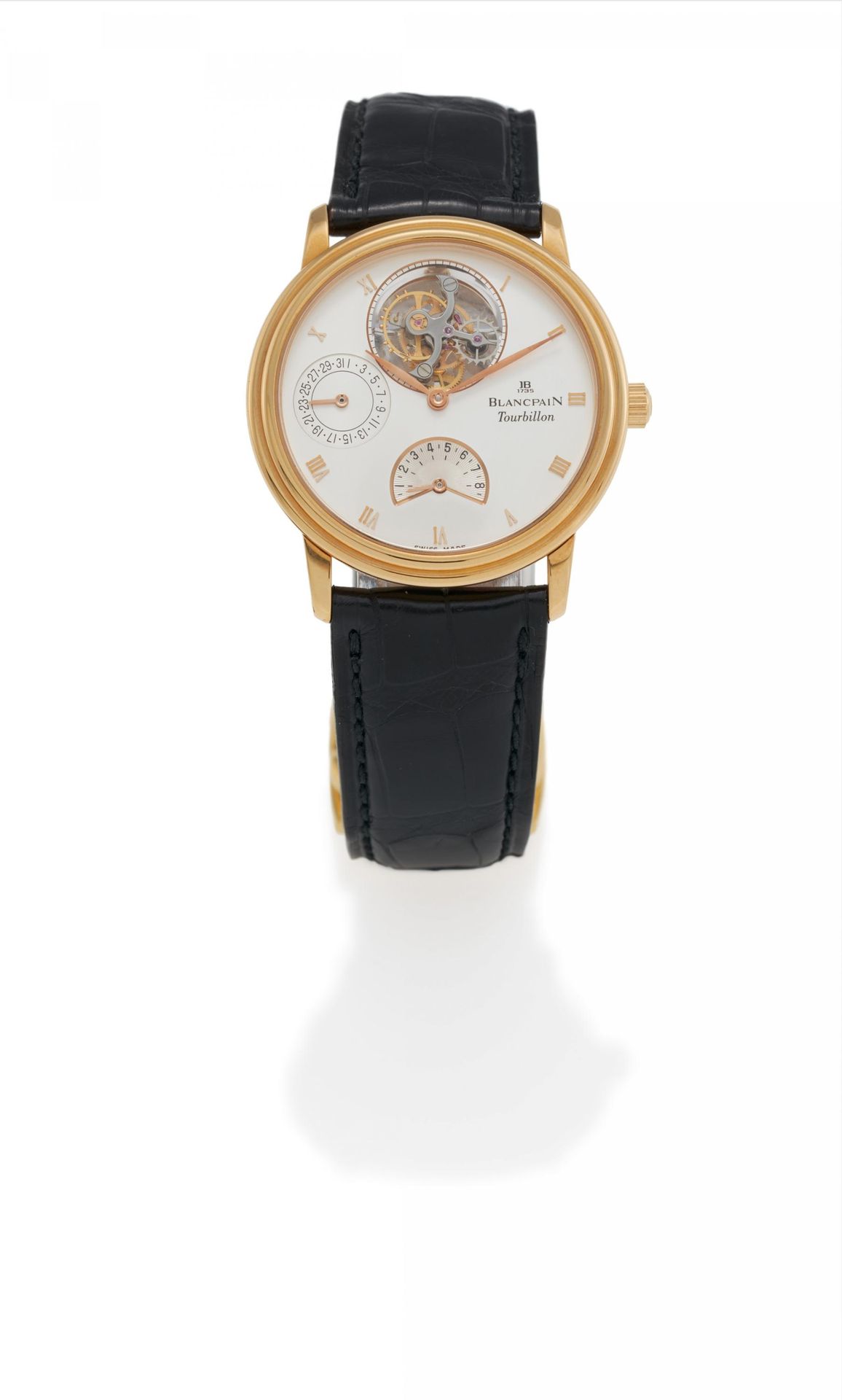 BLANCPAIN BLANCPAIN
Tourbillon Villeret。手表。

原产地。 瑞士。
日期。 约2000年。
发条。手 动上链，上链储备，&hellip;