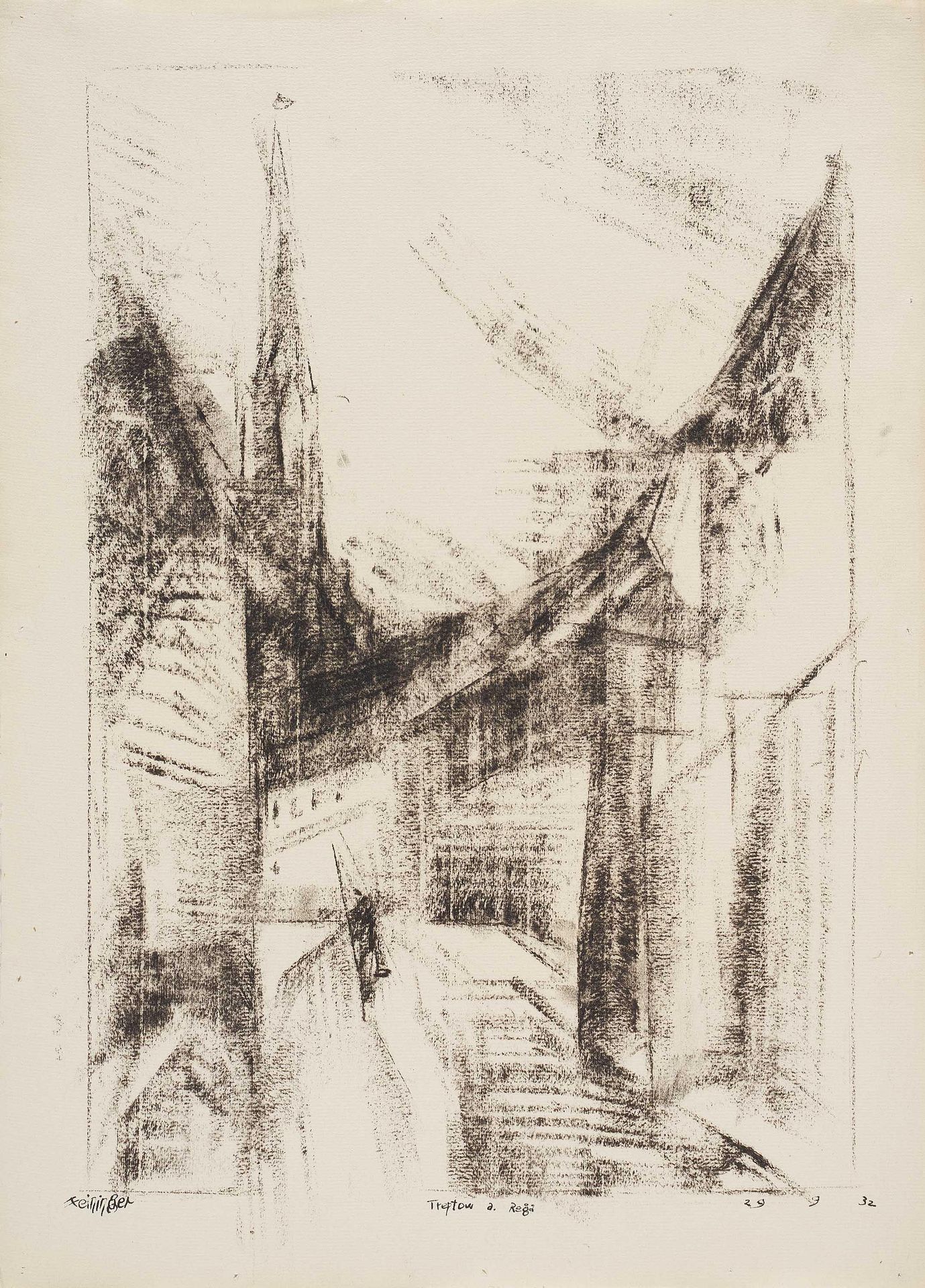 Lyonel FEININGER FEININGER, LYONEL
New York 1871 - 1956

Title: "Treptow a. Rega&hellip;