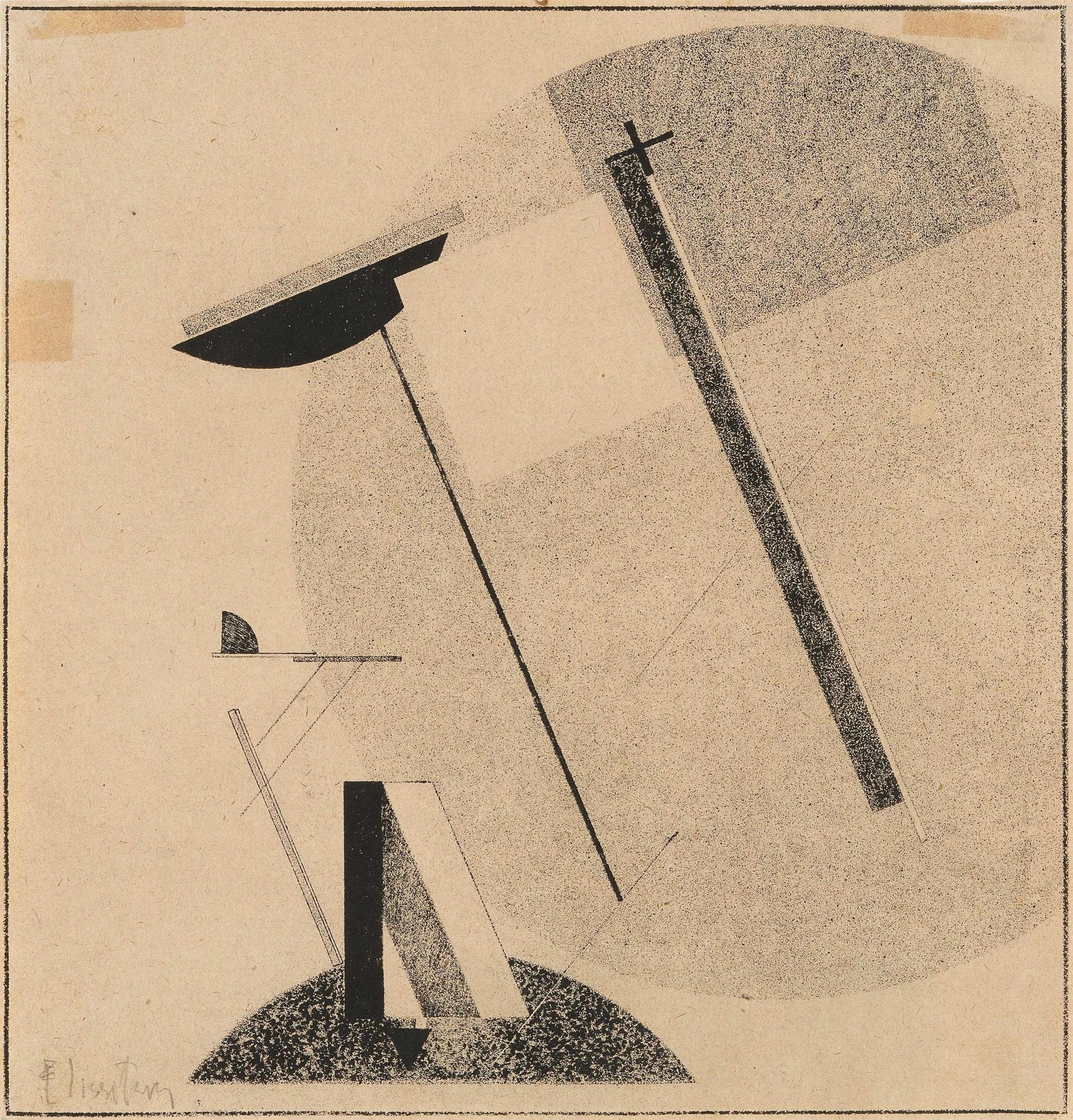 El Lissitzky LISSITZKY, EL 1890 Potschinok/Smolensk 1941 Moscow Title: Proun 3A.&hellip;