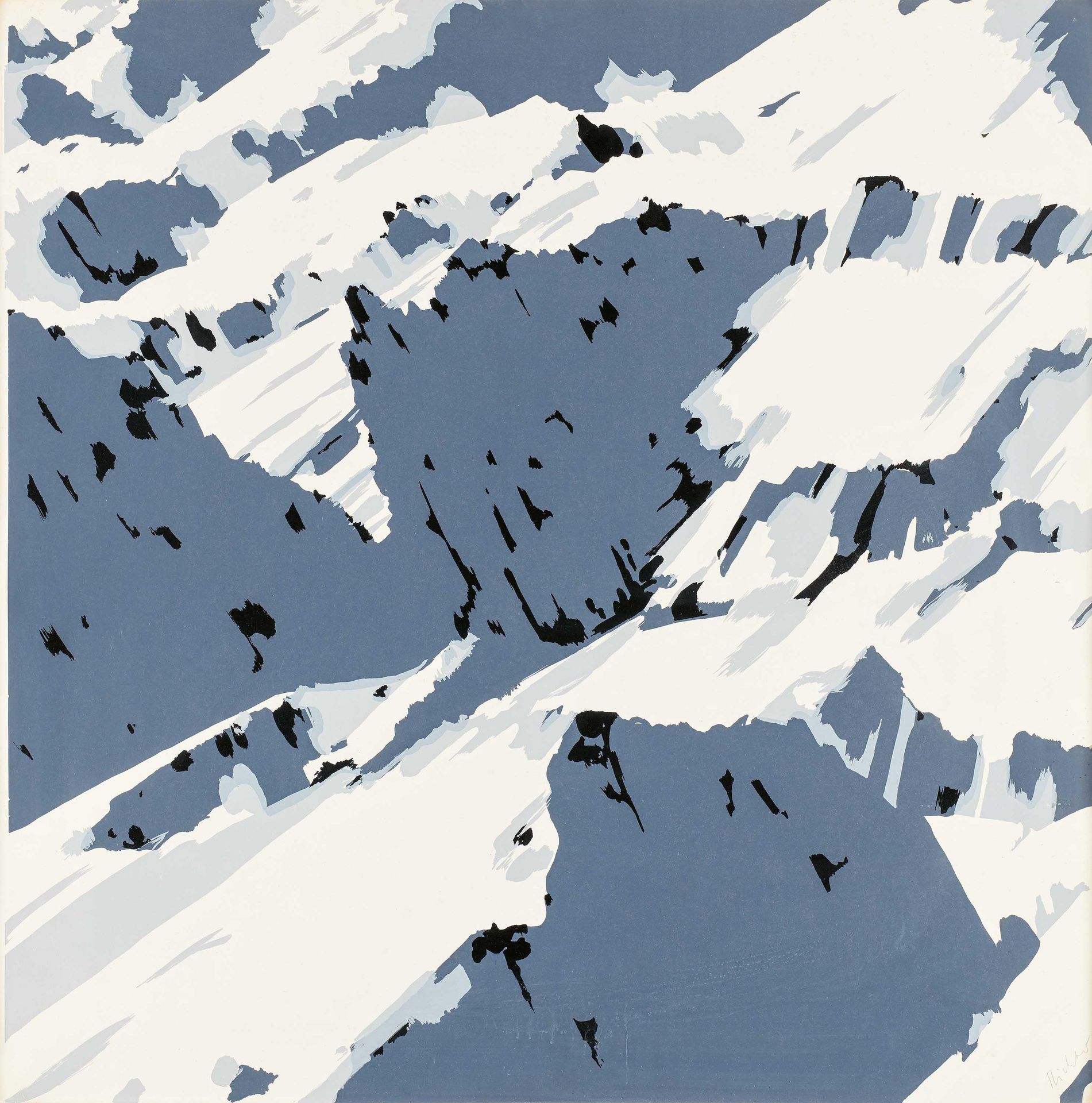 Gerhard Richter Richter, Gerhard
1932年 德累斯顿

标题：Schweizer Alpen I (B1)。 
日期：1969&hellip;