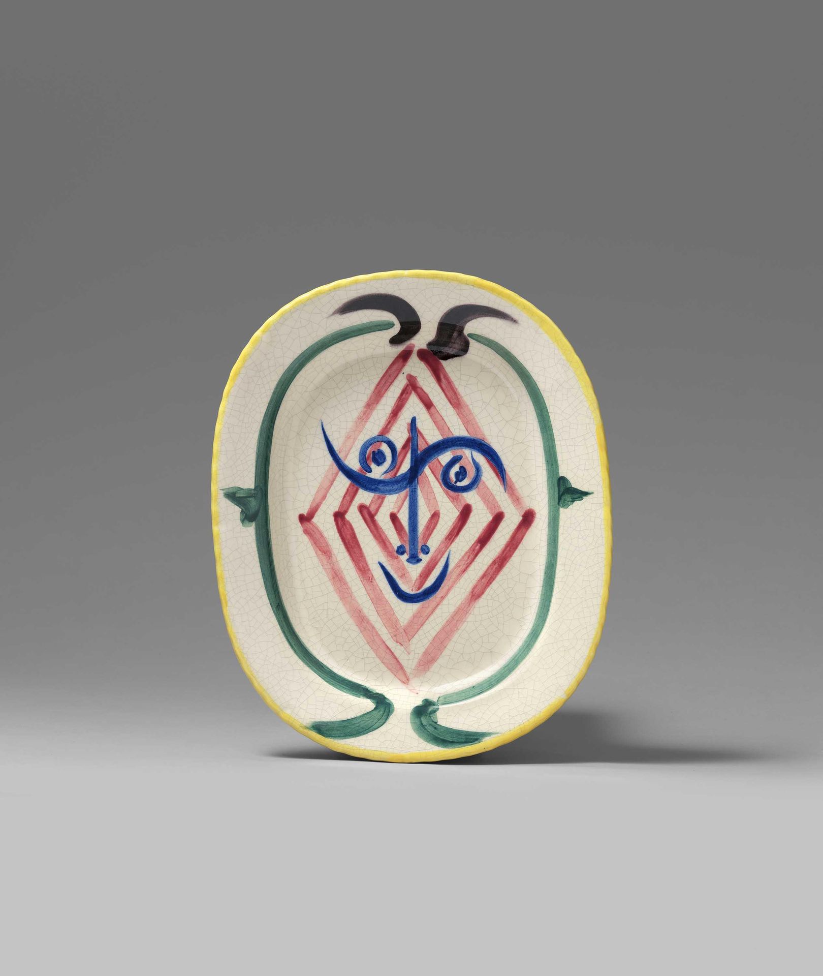 Pablo Picasso Ceramics 毕加索，巴勃罗陶瓷
1881年马拉加 - 1973年穆根

标题：花仙子的头 
日期：1948年。 
技术：白陶器&hellip;