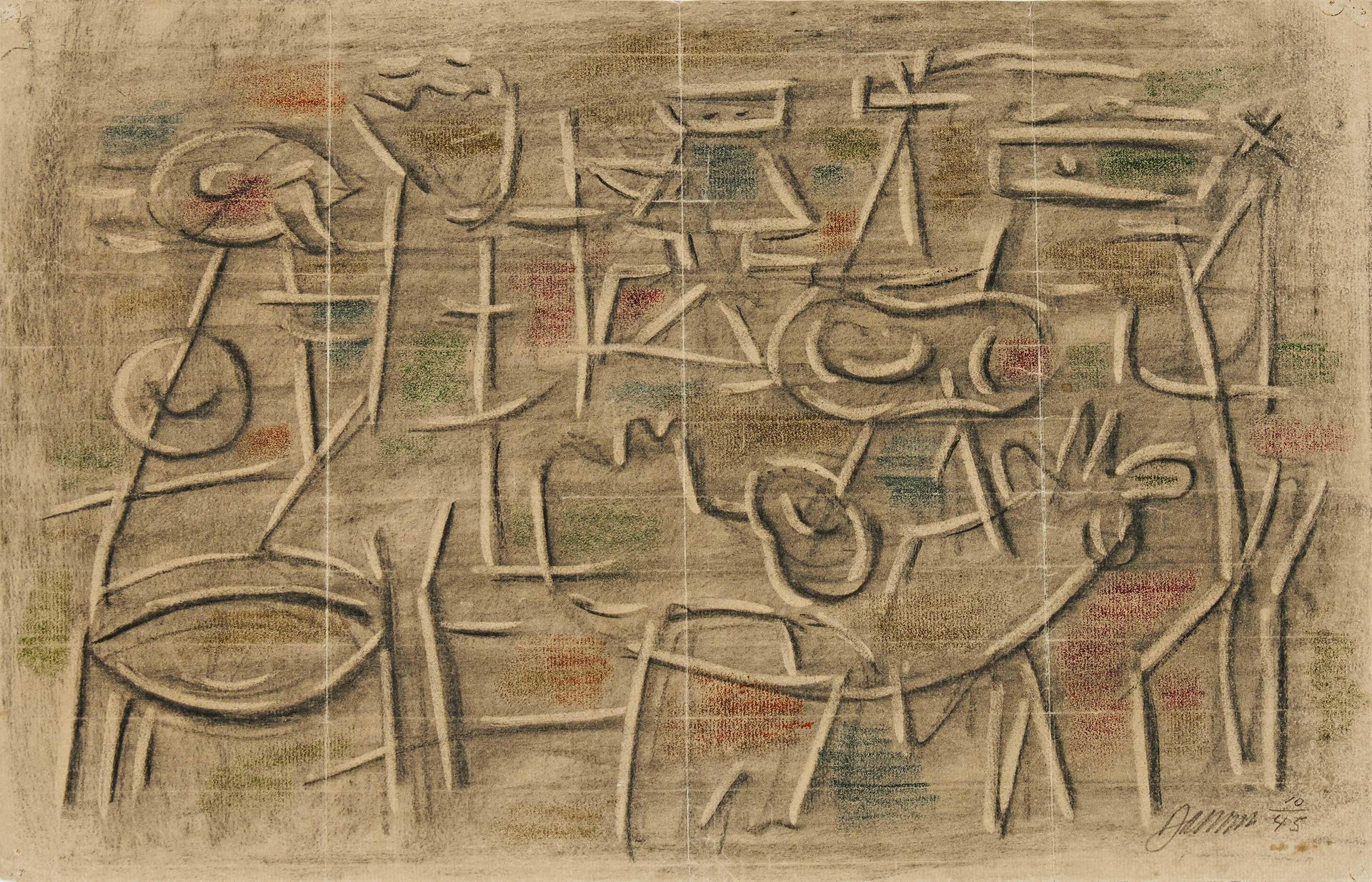 Willi Baumeister BAUMEISTER, WILLI
Stuttgart 1889 - 1955

Title: Peruanische Mau&hellip;