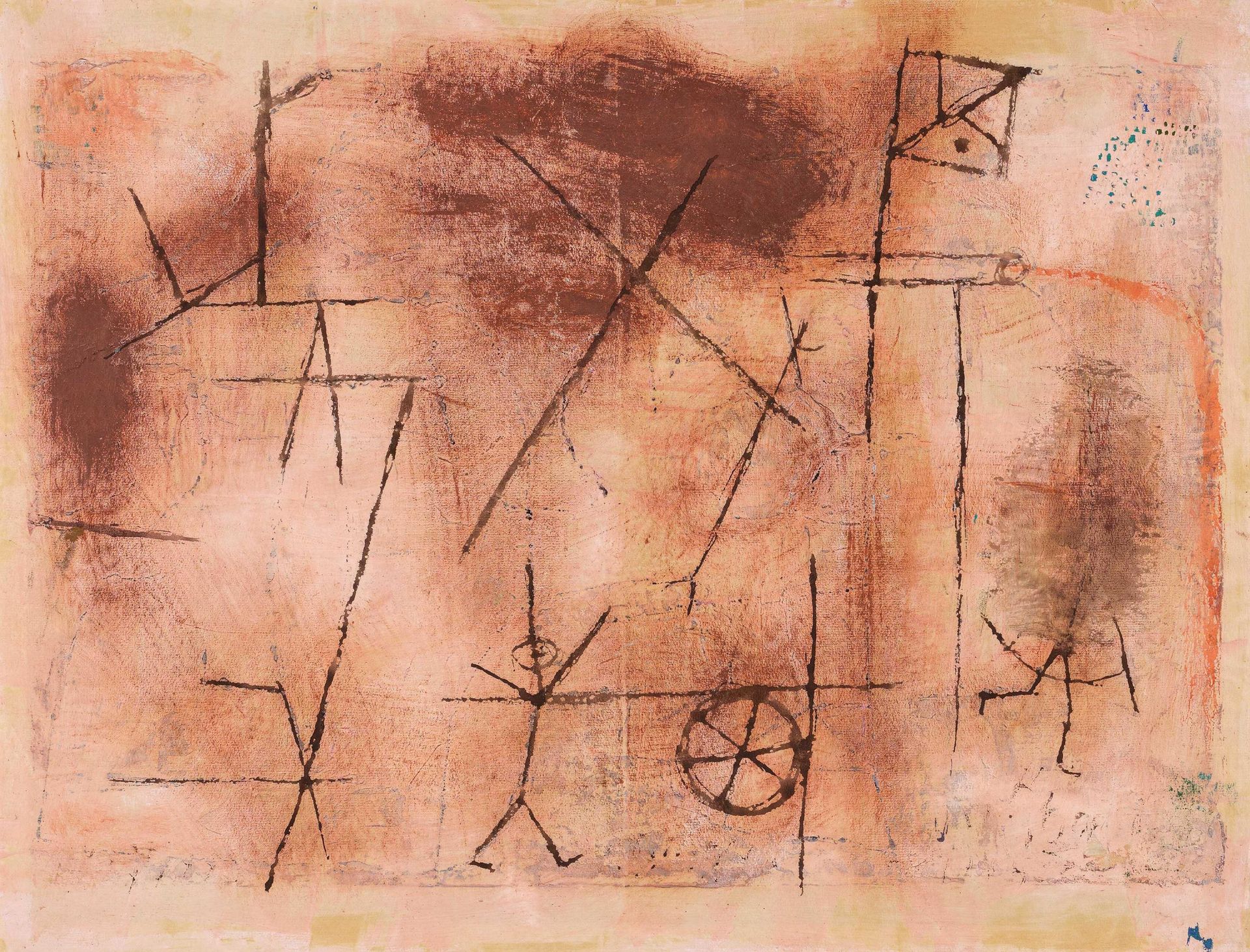 Paul Klee KLEE, PAUL
1879年明兴布赫塞-1940年穆拉尔多/提契诺

标题："Formel eines Krieges"。 
日期：19&hellip;