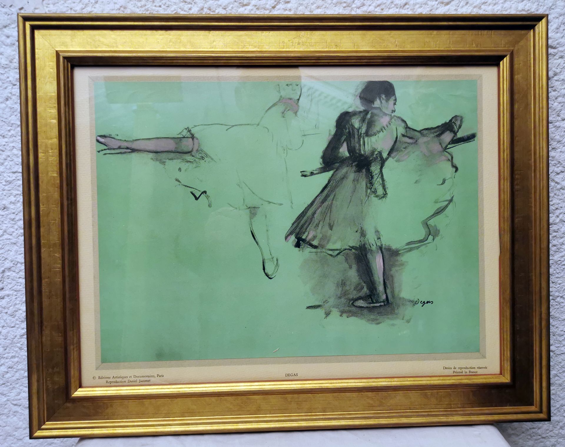 Jacomet 
JACOMET D'APRES DeGAS FIRMADO EN LA PLACA DE LA DERECHA "LA DANSEUSE" S&hellip;