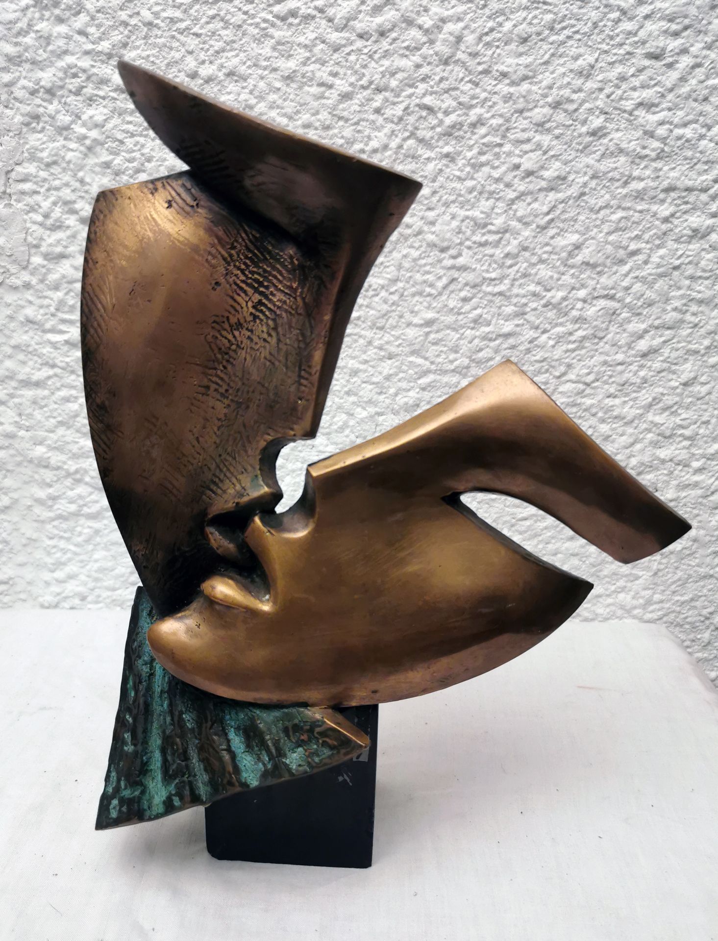 Arsene AVETISSIAN ARSENE AVETISSIAN " MASQUE DE VENISE" SCULPTURE SOCLE EN MARBR&hellip;