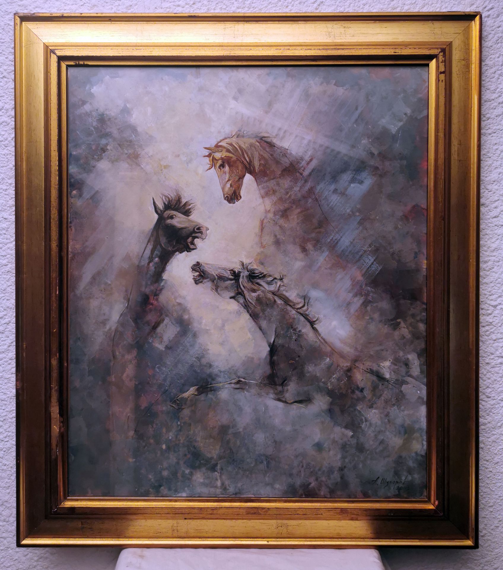 HIPAYOT HIYAPOT SBDD 2003 "THE HORSES" HSP WITHOUT FRAME 55X68 AND 71X81,5