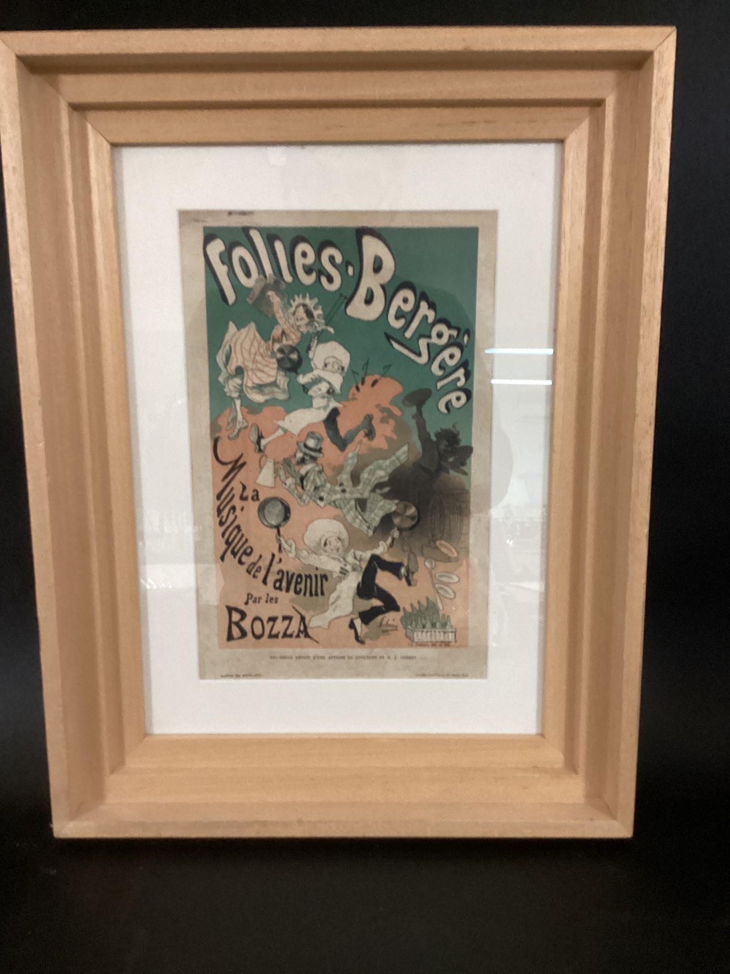 Null Jules CHERET " Folies bergère " 33 X 42 cm