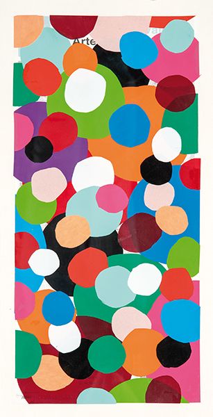 BEAT ZODERER - Untitled 击败ZODERER 
 瑞士 1955年 
 
 无题 
 彩色纸张拼贴在纸上 
 签名 
 尺寸为49 x 2&hellip;
