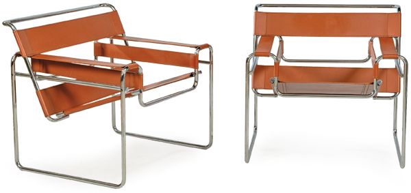 Marcel Breuer (1902-1981) Pair of Wassily chairs Marcel Breuer (1902-1981) 
 Pai&hellip;