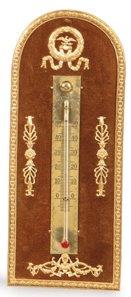Bronze table barometer, France ff. S. XIX pp. S. XX. Barometro da tavolo in bron&hellip;