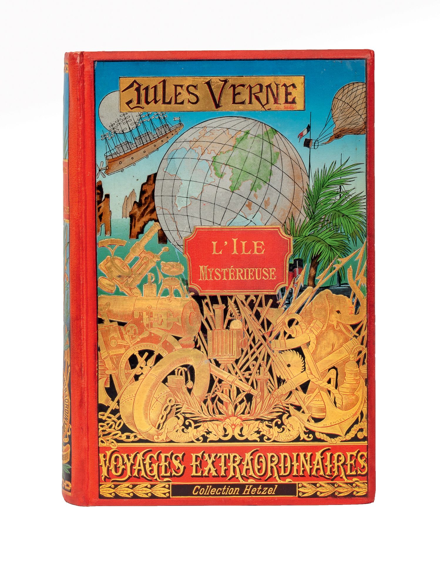 Null [Mers et Océans] L'Île Mystérieuse par Jules Verne. Illustrations de Férat.&hellip;