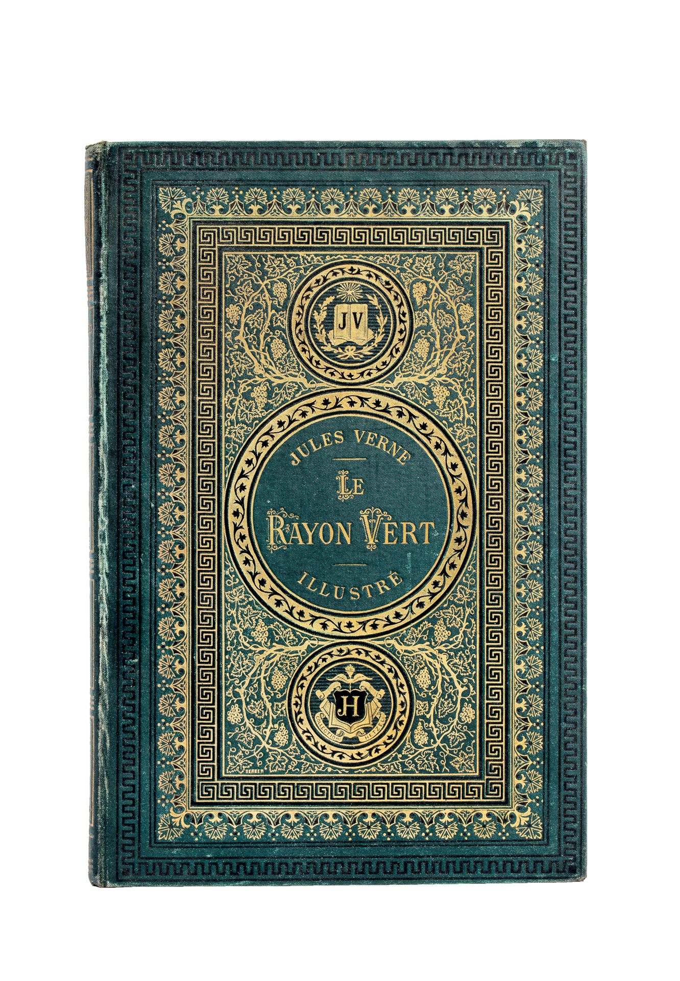 Null 儒勒-凡尔纳的《绿光》。贝内特的插图。巴黎，Bibliothèque d'Éducation et de Récréation, J. Hetzel &hellip;