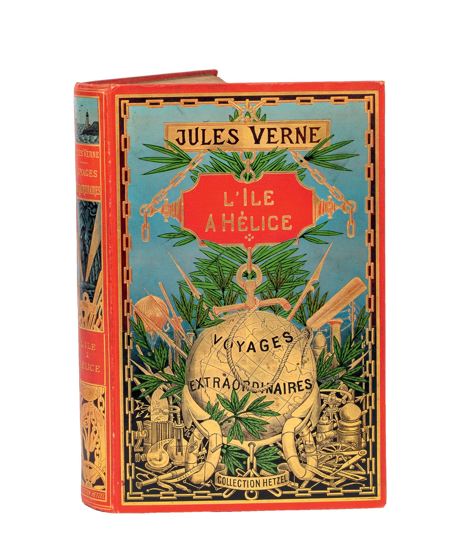 Null [Océanie] L'Île à hélice par Jules Verne. Illustrations de L. Benett. Paris&hellip;