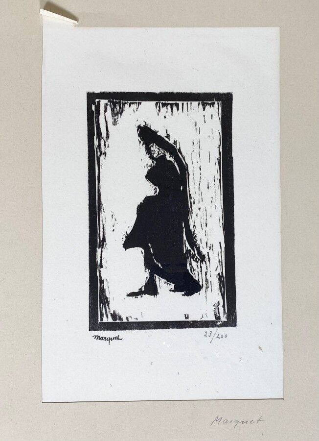 Null Albert MARQUET (1875-1947)

Woman in profile 

Original woodcut, signed wit&hellip;