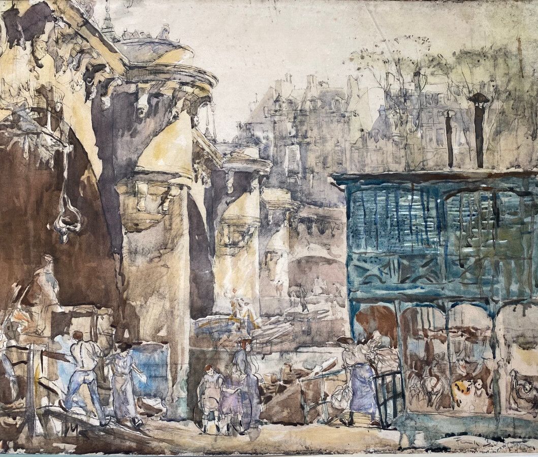 Null Frank BRANGWYN (1867-1956)

The Pont-Neuf and the baths of the Samaritaine.&hellip;