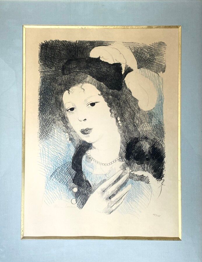Null 玛丽-劳伦琴 (1883-1956)

Boubou，1931年（Marchesseau，171）。

日本石版画，铅笔签名并编号为29/125，略带&hellip;