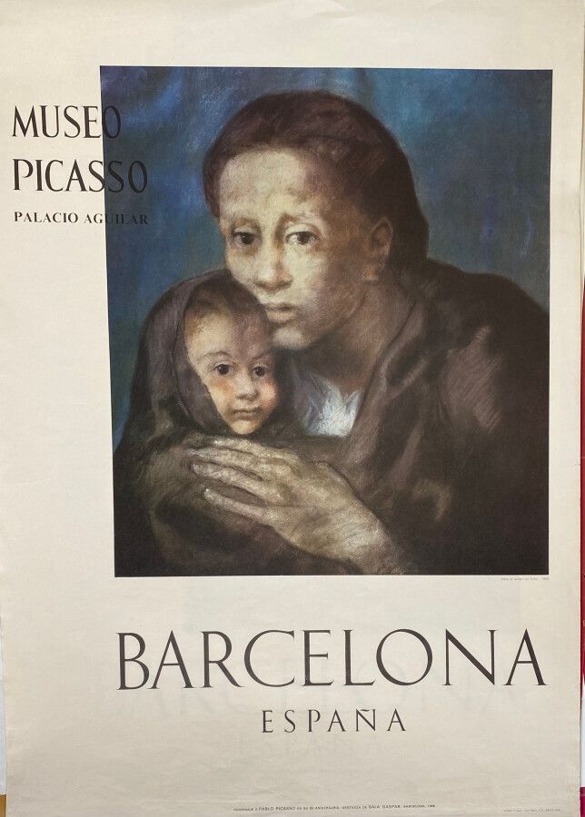 Null 帕布罗-皮卡索 (1881-1973)

母亲和孩子与Fichu--1903年纪念巴勃罗-毕加索85周年--毕加索博物馆，阿吉拉尔宫，巴塞罗那（西班牙&hellip;
