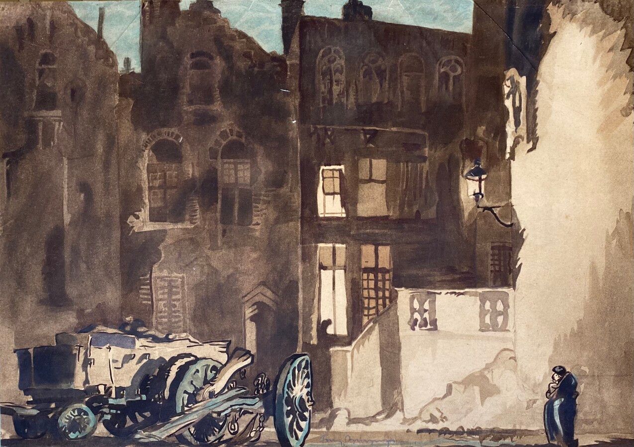 Null Frank BRANGWYN (1867-1956)

Bruges la nuit- 1927

Procede photomecanique en&hellip;