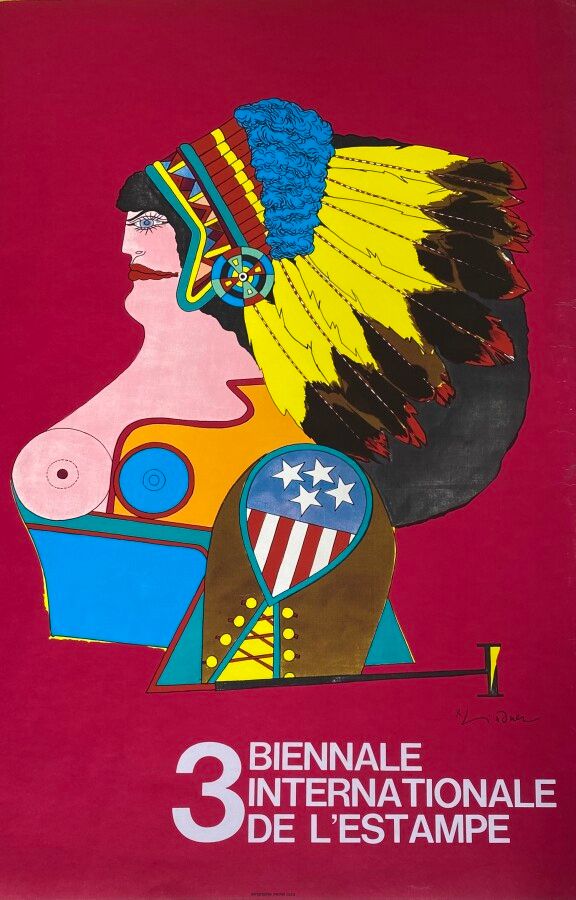 Null 理查德-林德纳(1901-1978)

3 International Biennale De L'Estampe 约1970年。

彩色丝网印刷海报&hellip;