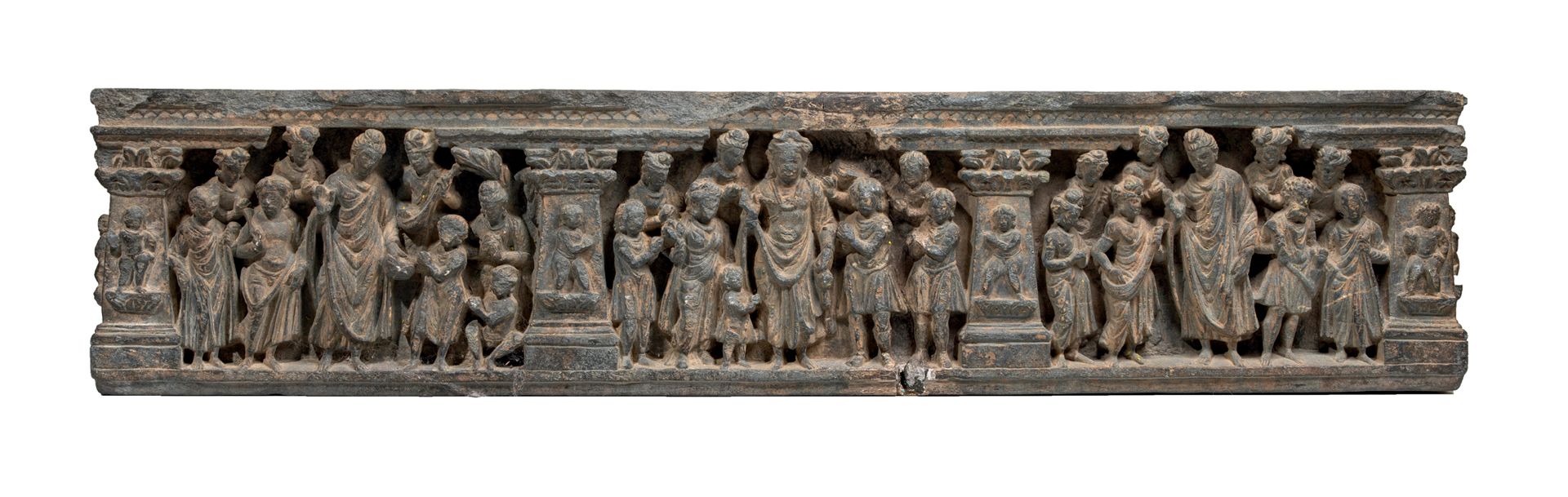 Null 
Gandhara frieze depicting episodes in the life of the Buddha Schist



Pak&hellip;