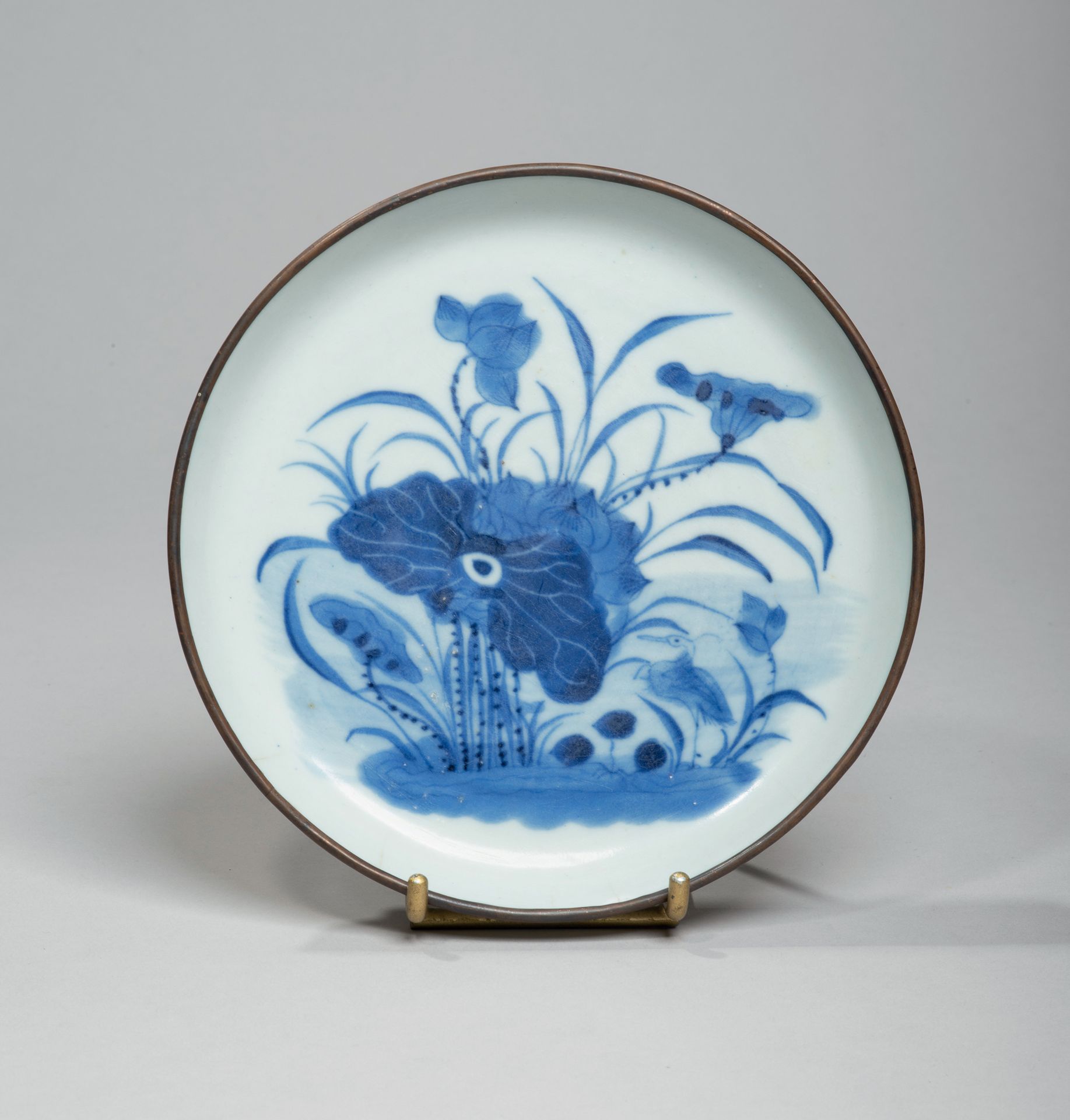 VIETNAM - XIXe siècle 
Tazza in porcellana con decorazione blu sottosmalto di lo&hellip;