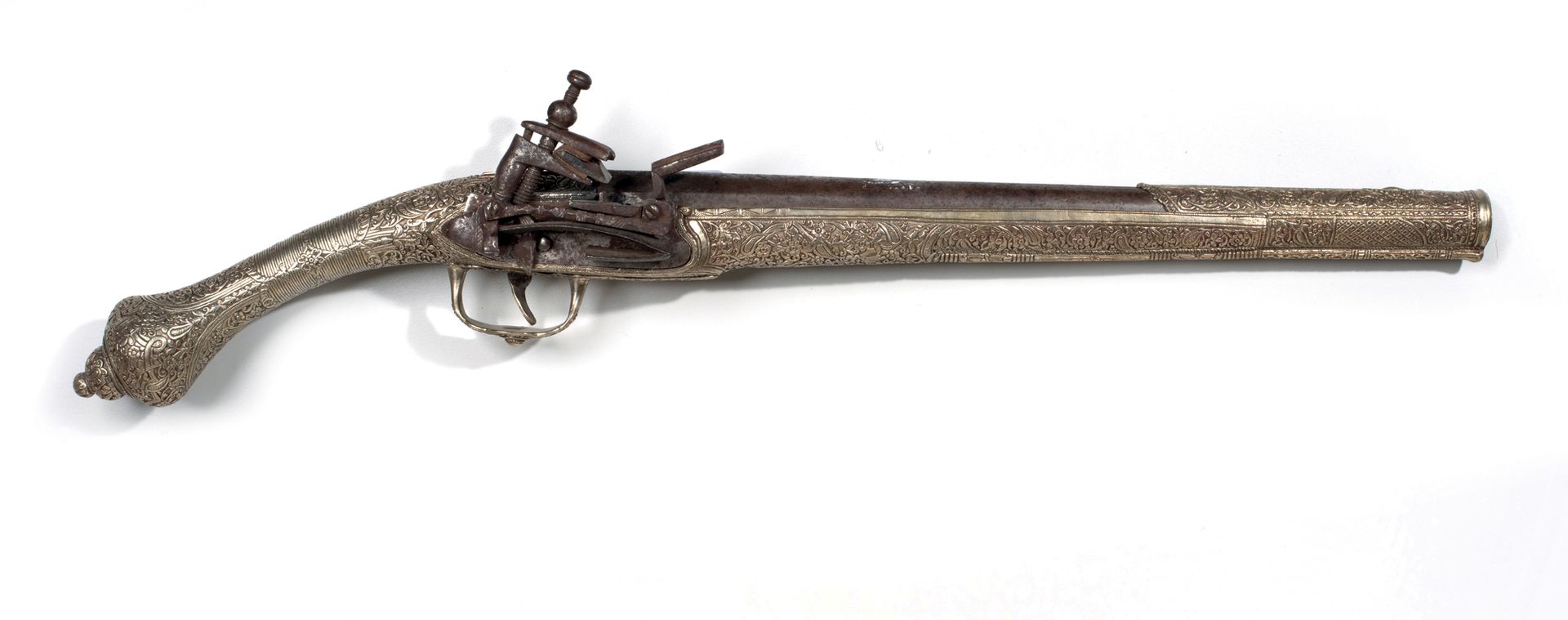 Null Ottoman pistol
Balkans, circa 1800, Ottoman Empire Length : 54 cm
The stock&hellip;