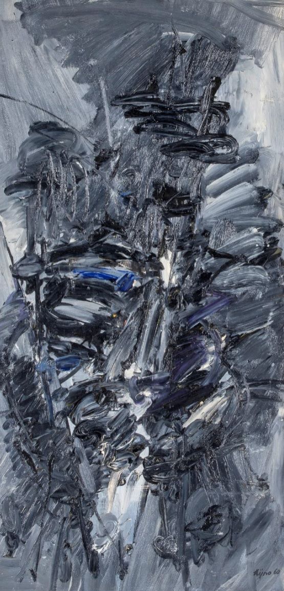 Ladislas KIJNO (1921-2012) - Abstraktion,1960
Öl auf Leinwand, signiert und dati&hellip;