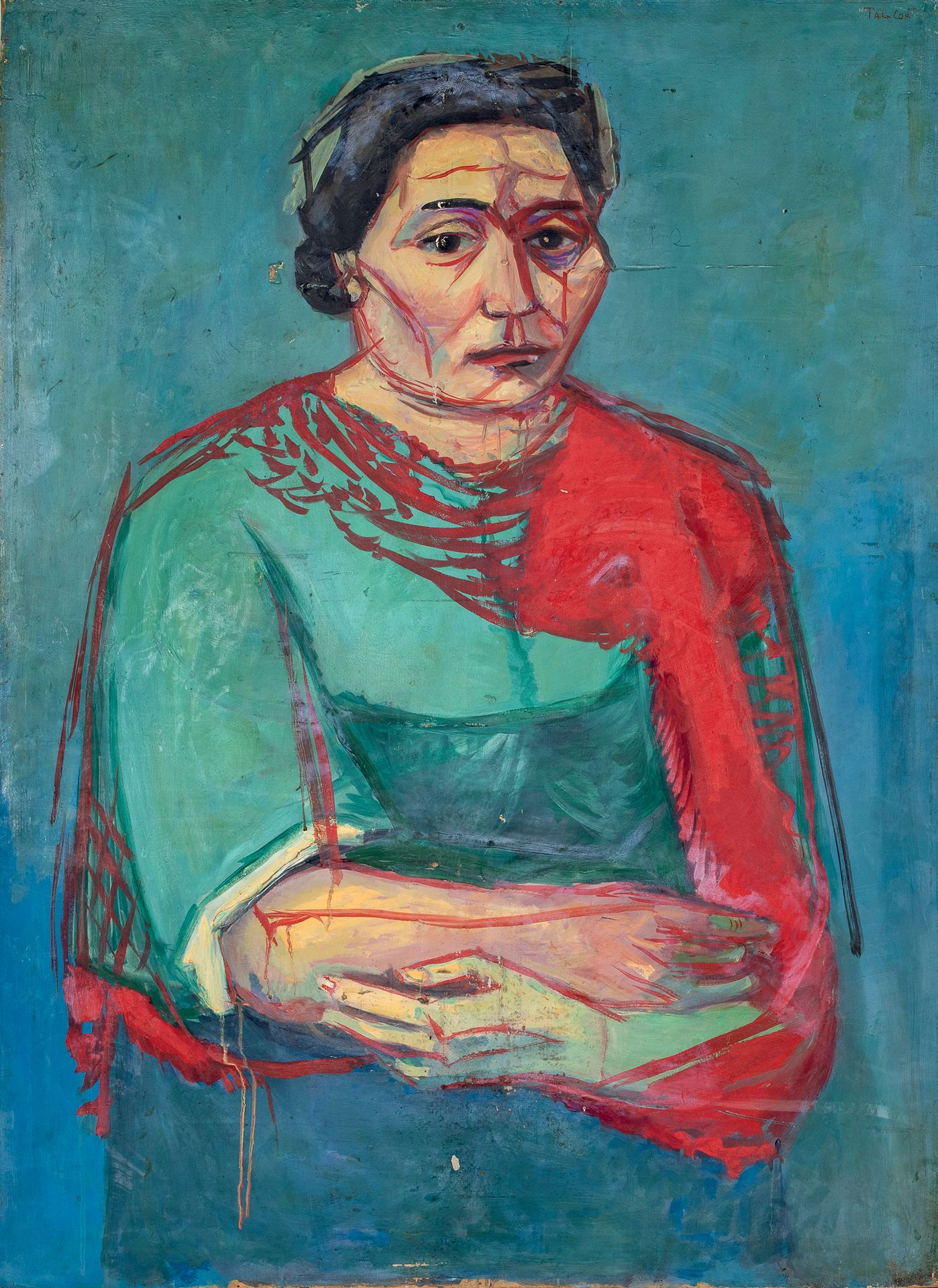 PIERRE TAL COAT (1905-1985) - Ritratto di donna, 1935
Olio su cartone, firmato i&hellip;