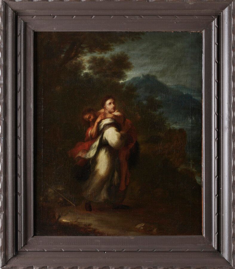 ECOLE FRANCAISE DU XIXème siècle Óleo sobre lienzo
54 x 65 cm
Representa a un mo&hellip;