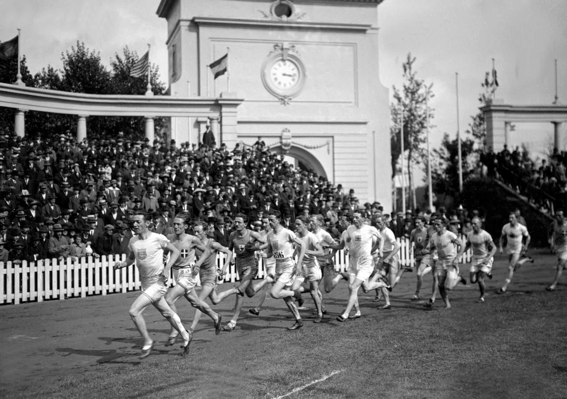 Null Antwerpen 1920.
3000-m-Mannschaftsrennen der Männer © Collections L'Équipe &hellip;