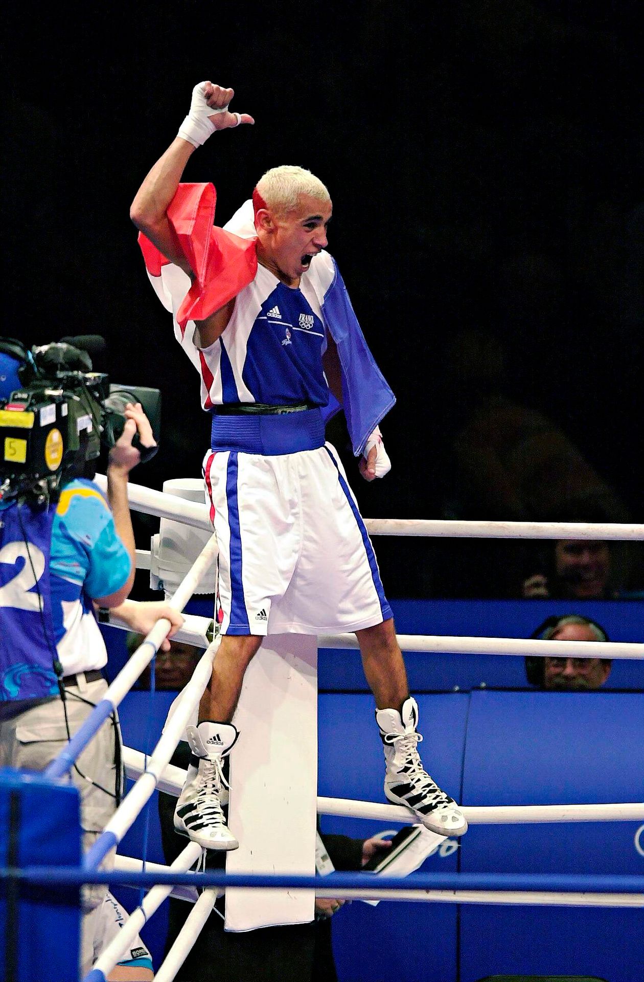 Null Sydney 2000. Brahim Asloum, boxeo © Michel Deschamps/L'Équipe 30 de septiem&hellip;