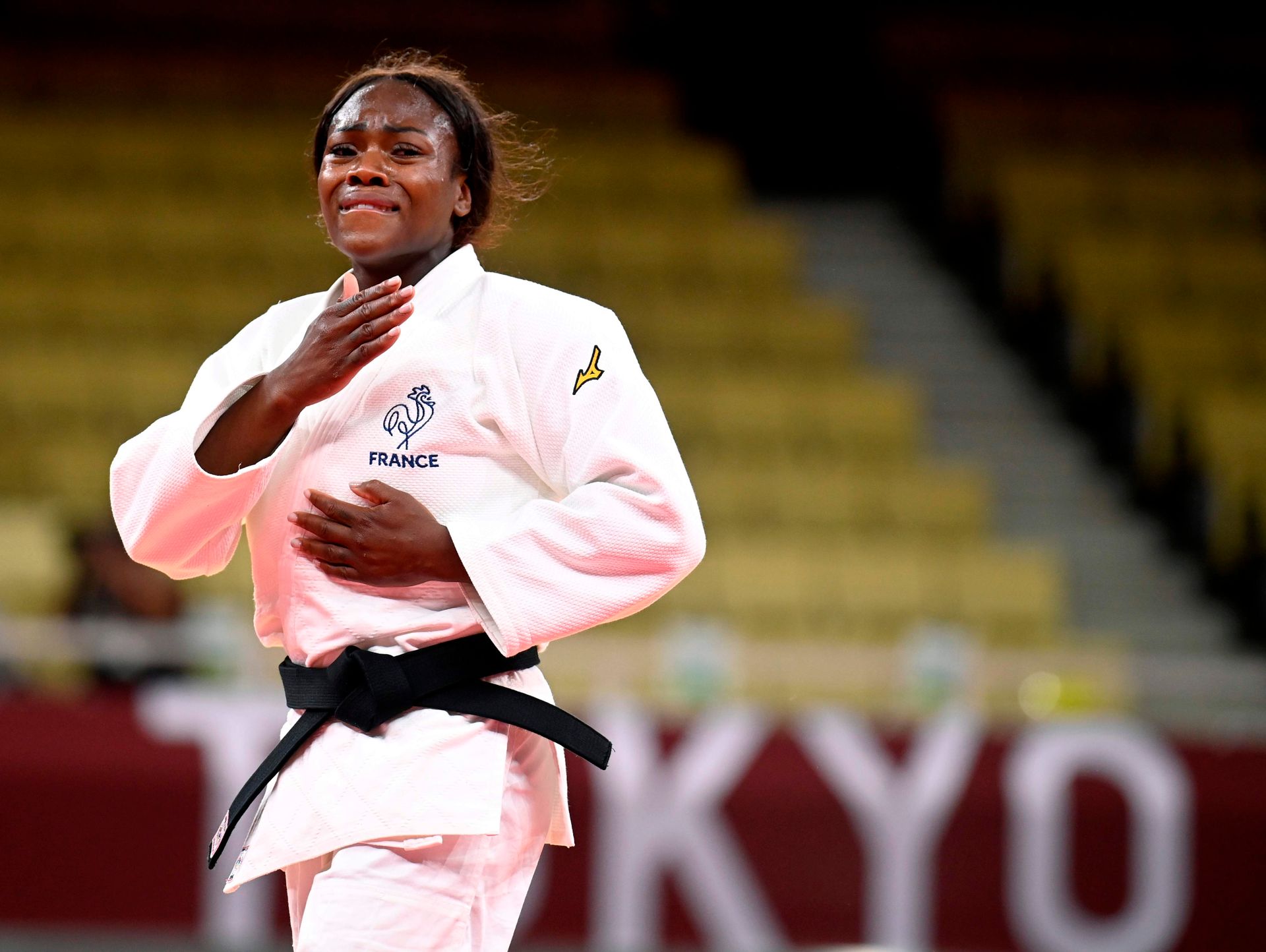 Null Tokio 2020. 
 Clarisse Agbégnénou, judo.
© Alain Mounic/L'Équipe
Impresión &hellip;