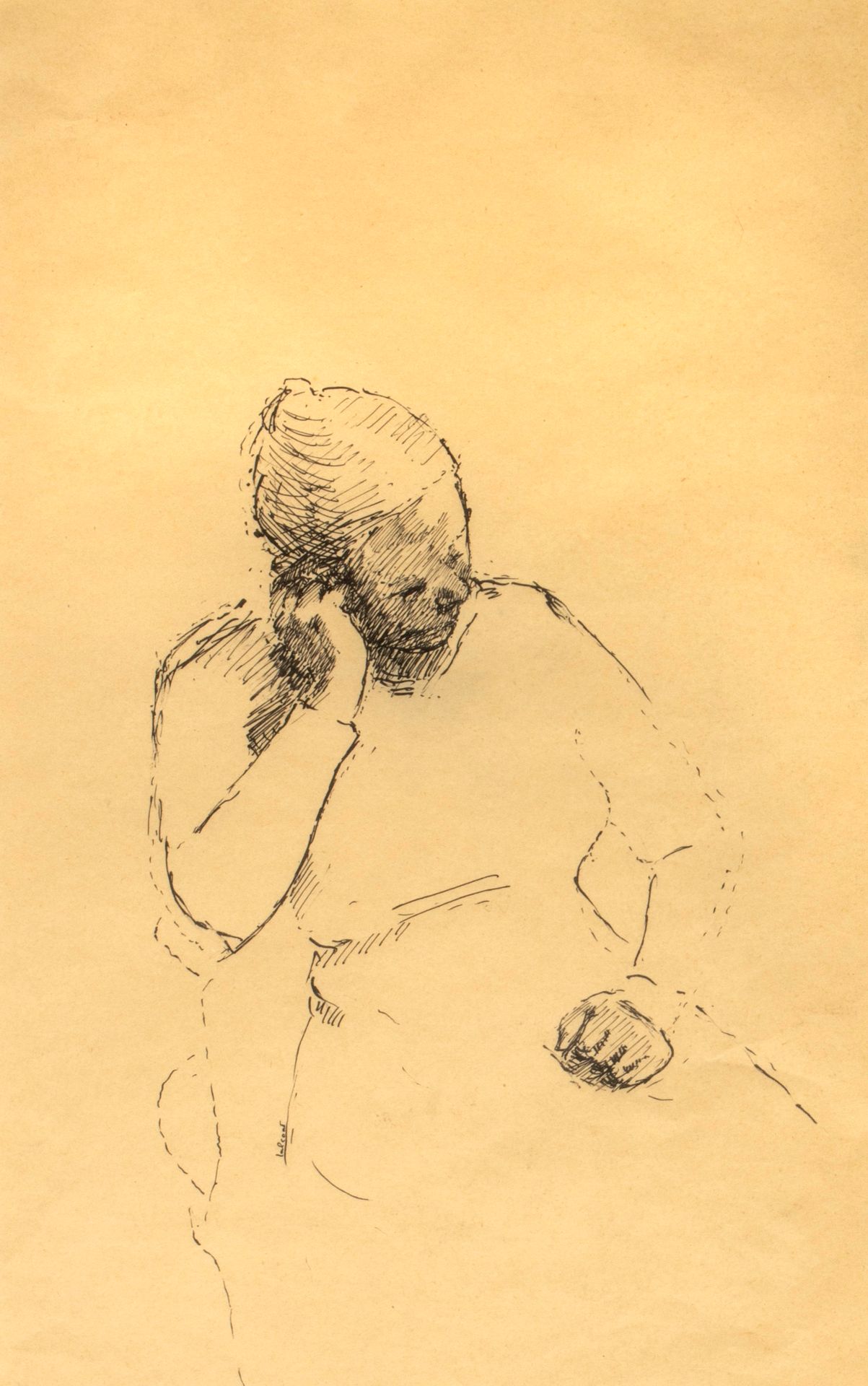 PIERRE TAL COAT (1905-1985) 
Femme assise, 1929



Encre sur papier, étiquette a&hellip;