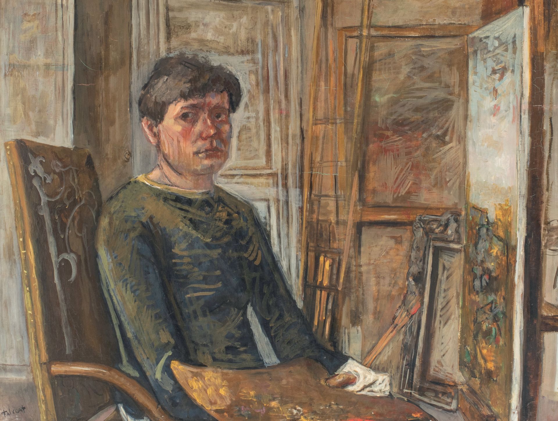 PIERRE TAL COAT (1905-1985) 
Self-Portrait, 1935



Oil on canvas, signed lower &hellip;