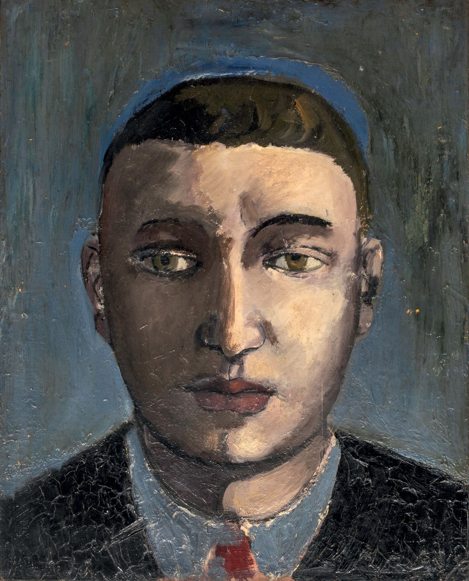 PIERRE TAL COAT (1905-1985) 
男子在前面，1933年



镶木板上的油彩，稍加修饰 41 x 32.5 cm
