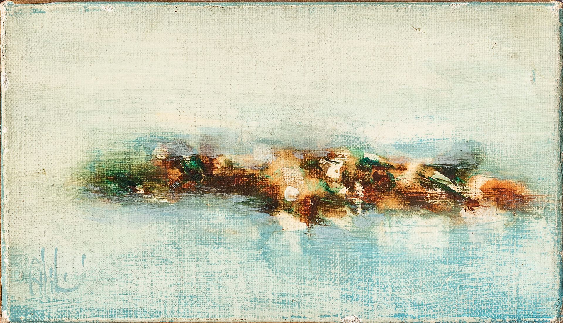 Dino ABIDINE (1913-1993) Paesaggio
Olio su tela, firmato in basso a sinistra 10,&hellip;