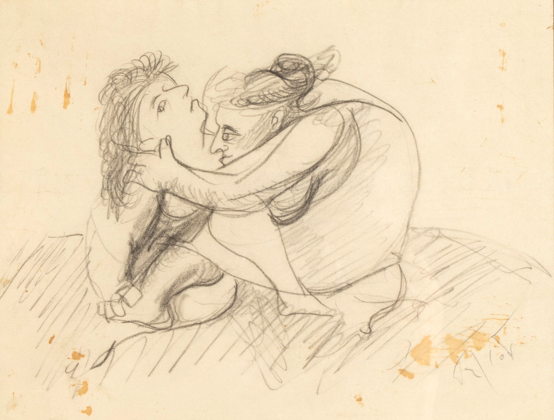 PIERRE TAL COAT (1905-1985) 
Combat de femmes, vers 1935



Crayon sur papier, s&hellip;