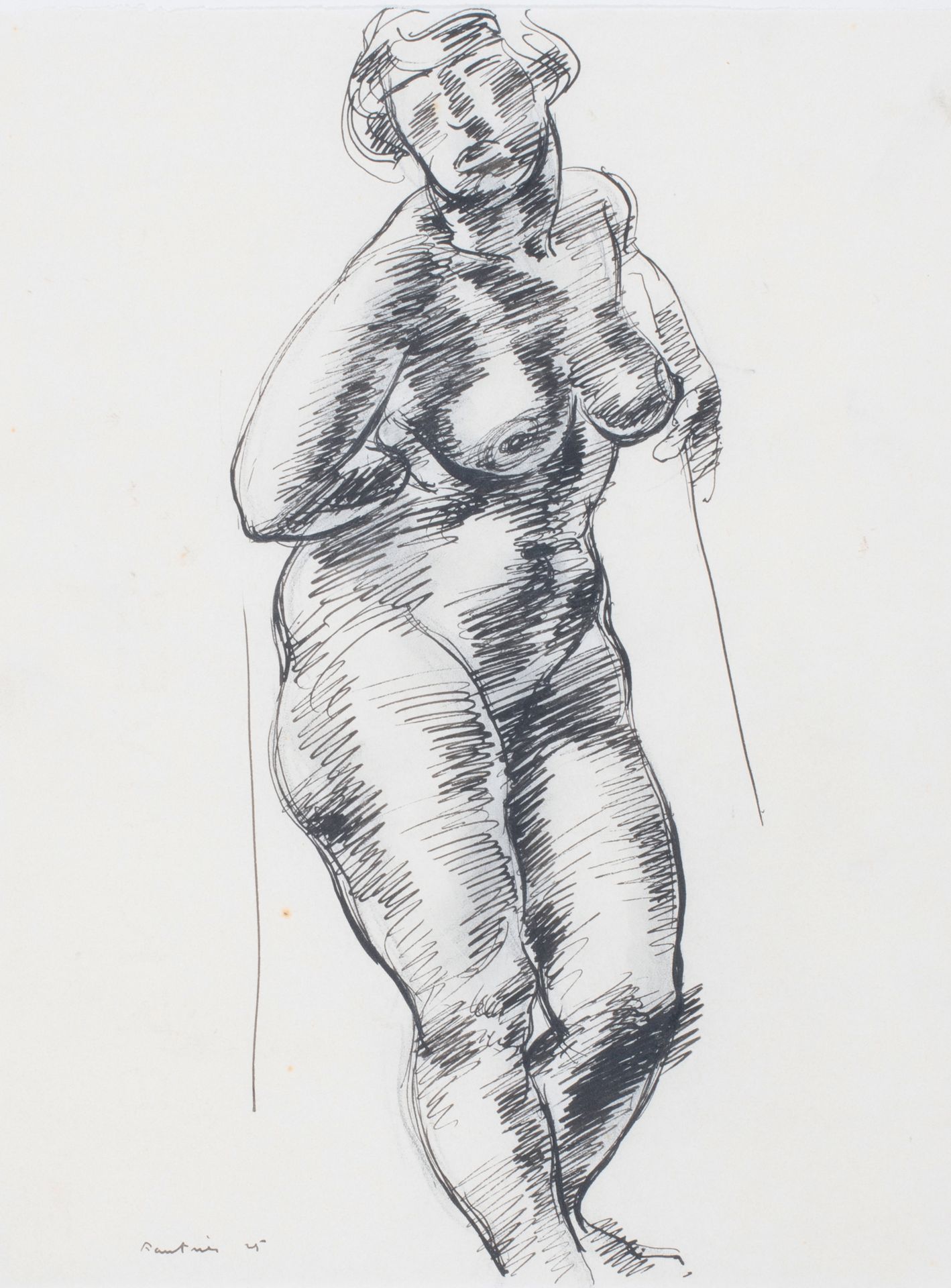 Jean FAUTRIER (1898-1964) 
Desnudo frontal, 1925



Tinta sobre papel fino con m&hellip;