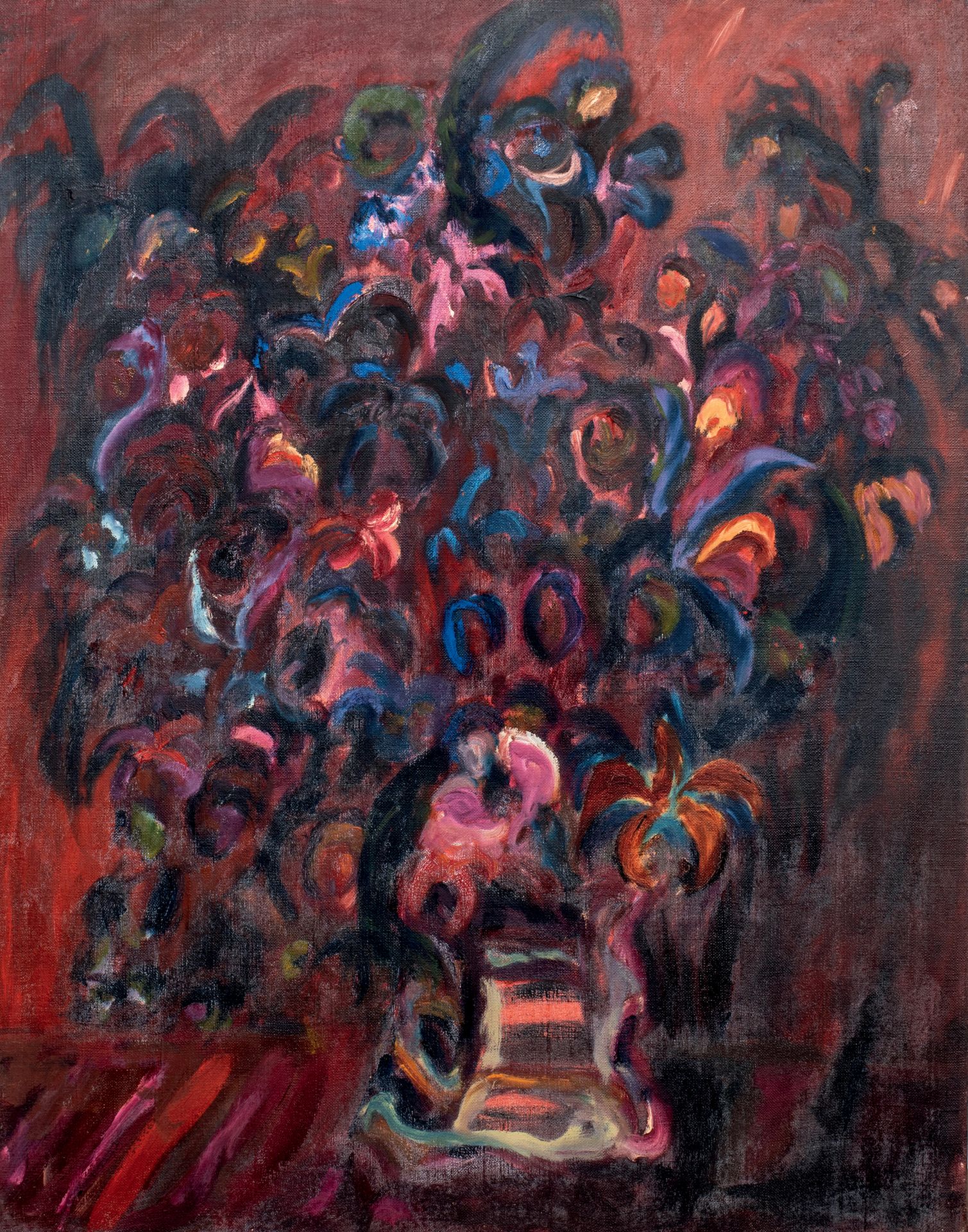 Marc DJADEL (1938-2010) 
花束，布面油画，背面有签名 92x73厘米



附上。



马克-DJADEL (1938-2010)

&hellip;